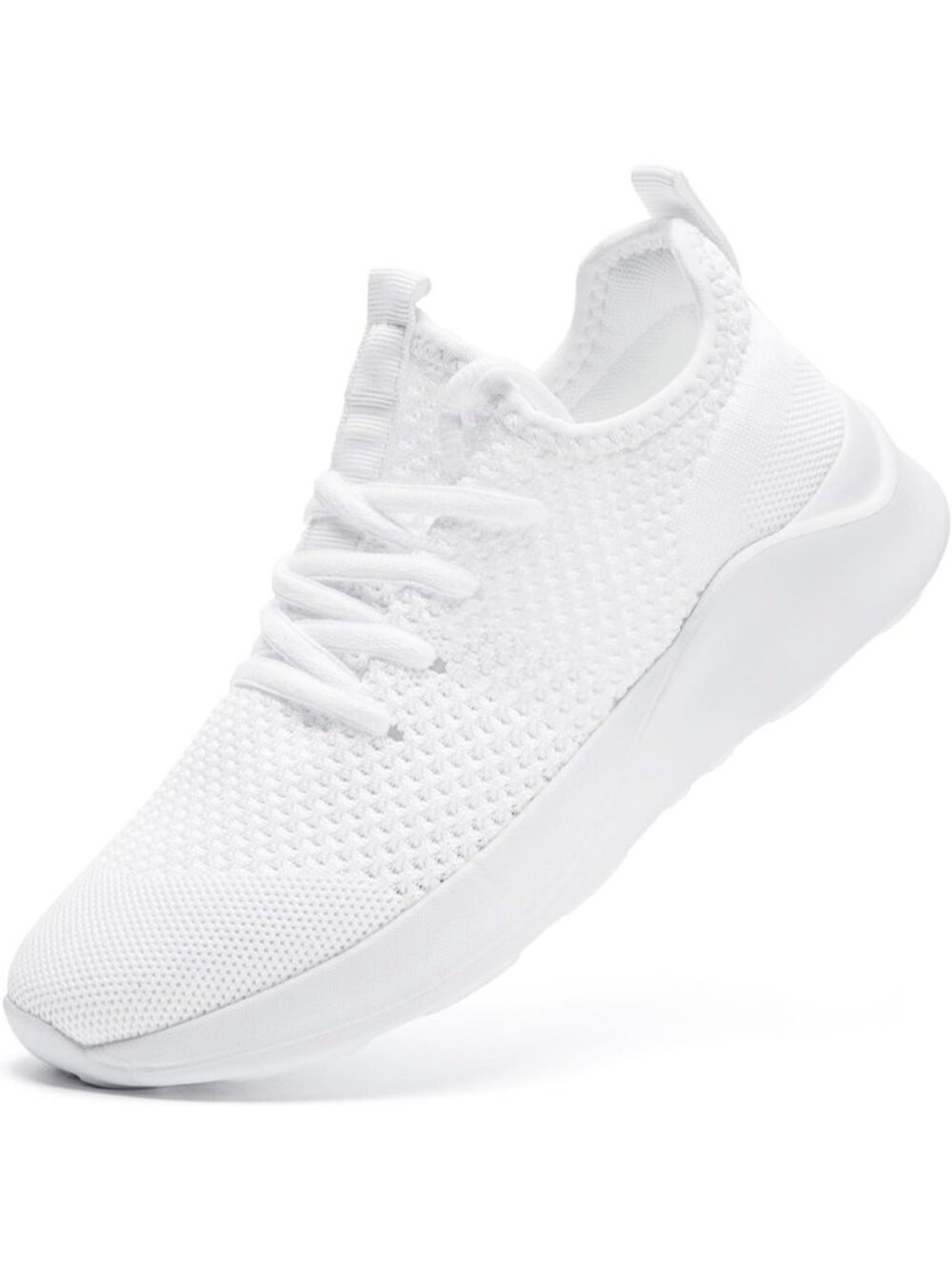 Men's White Running Shoes Sneakers Tennis Fitness Athletic Shoes Non Slip Shoes